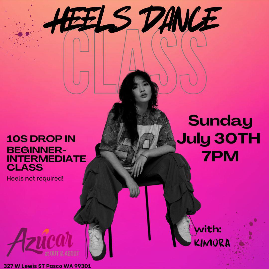Heels Dance Class with Kimora flyer