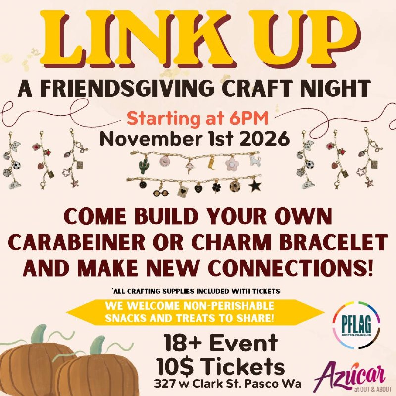Link up flyer — Azúcar, Pasco WA